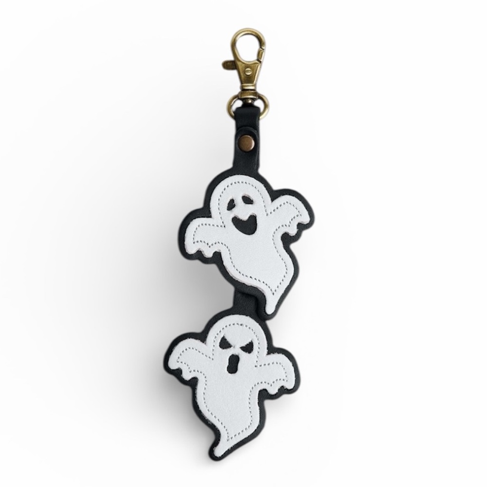 PORTLAND LEATHER Bag Charm Ghost Halloween